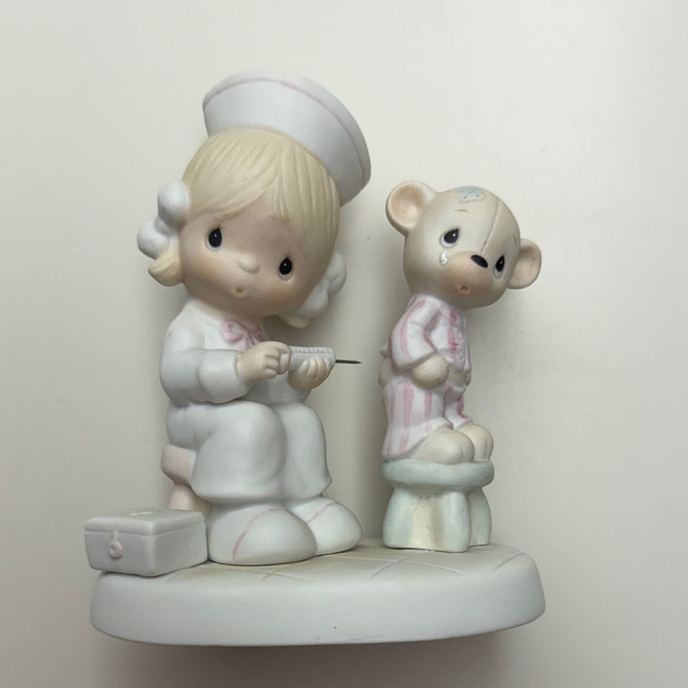 Precious moments Nurse and Bear figurine